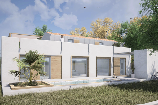 VUE SUD-agrandissement_extension-maison-Castelnau-le-Lez