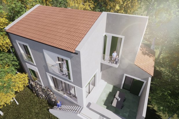 VUE D'EN HAUT-renovation-maison-Sète