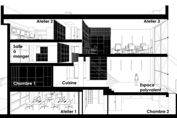Concept de l'aménagement-renovation-maison-Issy-les-Moulineaux