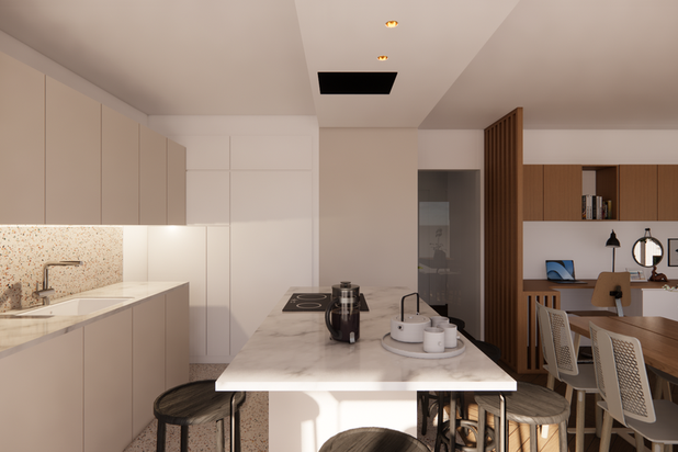 Vue depuis la cuisine-renovation-appartement-Paris