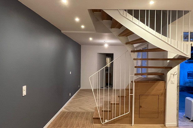 Salon realisé-renovation-maison-Saint-Maur-des-Fossés