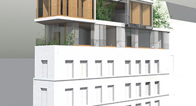 Photo d'un projet de Surélévation Surélévation à Paris