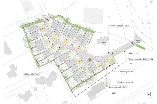 Plan de masse-construction-maison-Perros-Guirec