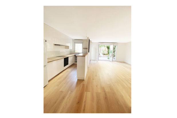 La pièce de vie-renovation-appartement-Asnières-sur-Seine