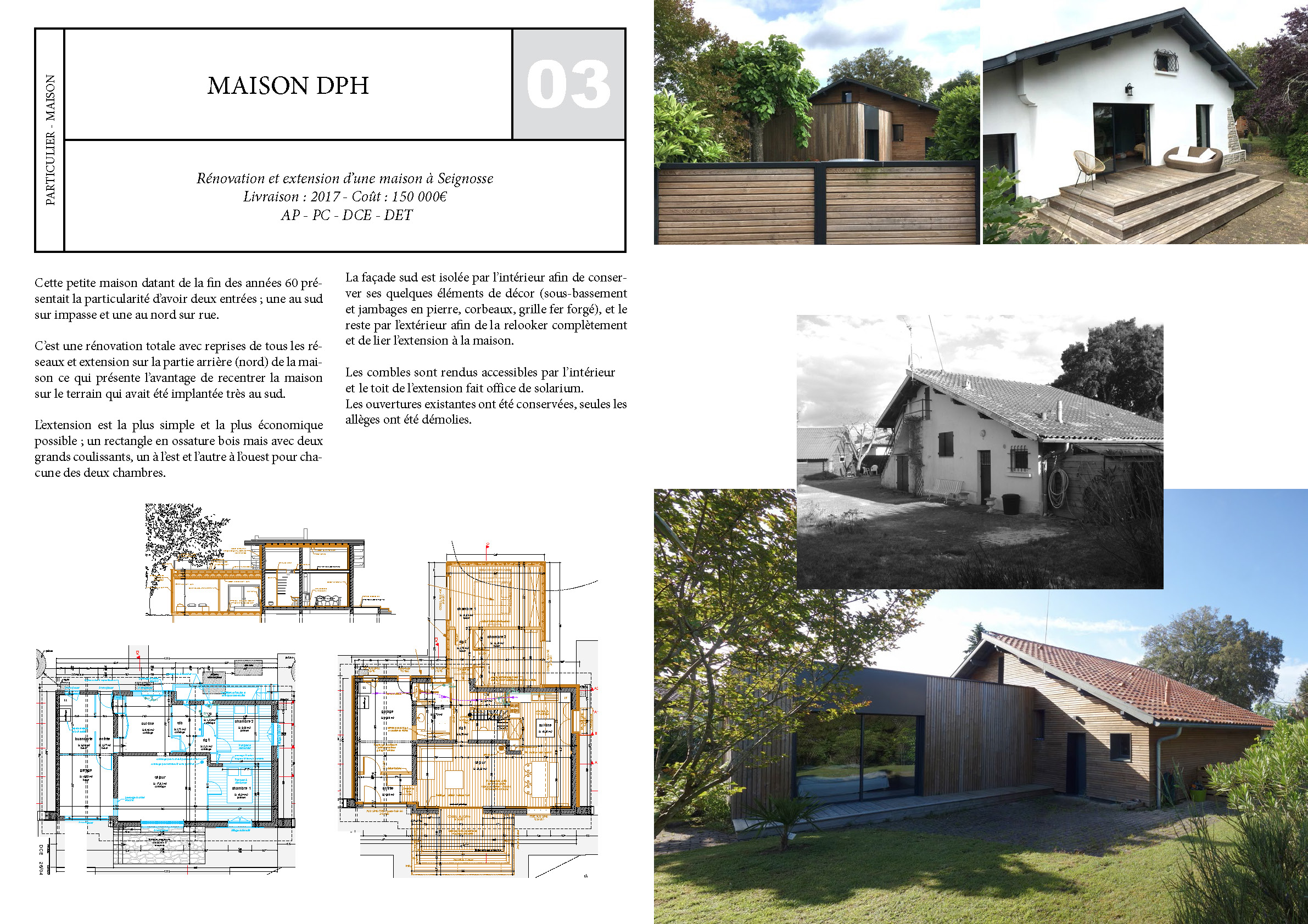 Maison Seignosse – extension de maison Hérault