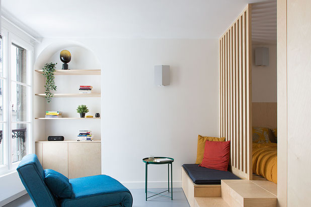 Studio Nemours-amenagement-appartement-Paris