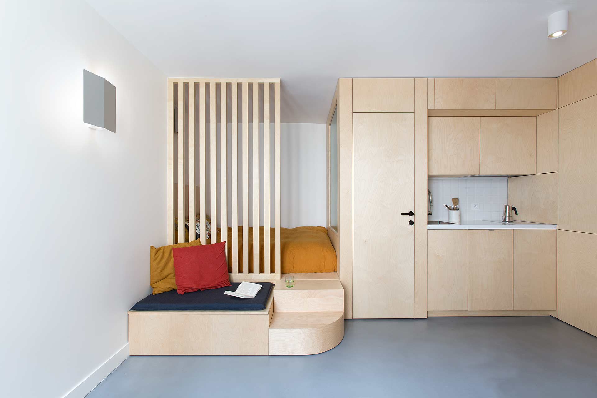 Studio Nemours – rénovation d'appartement Manche
