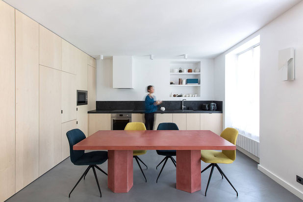 Cuisine & Salle à manger-amenagement-appartement-Paris