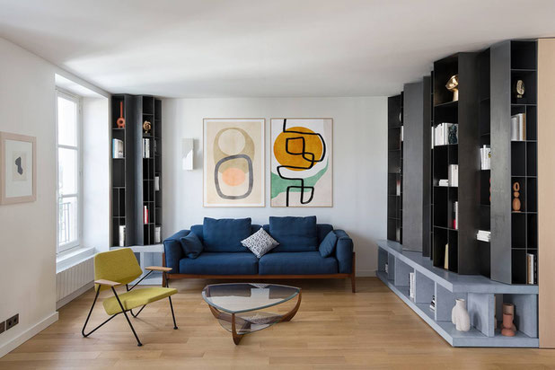 Salon-amenagement-appartement-Paris
