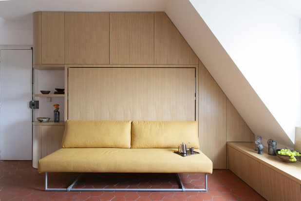 Studio Ile Saint Louis-amenagement-appartement-Paris