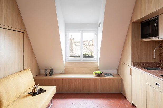Studio Ile Saint Louis-amenagement-appartement-Paris