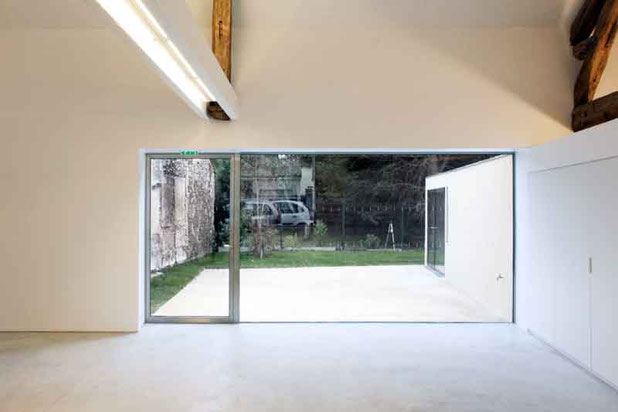 vers le jardin-renovation-equipement-Bailly-Romainvilliers