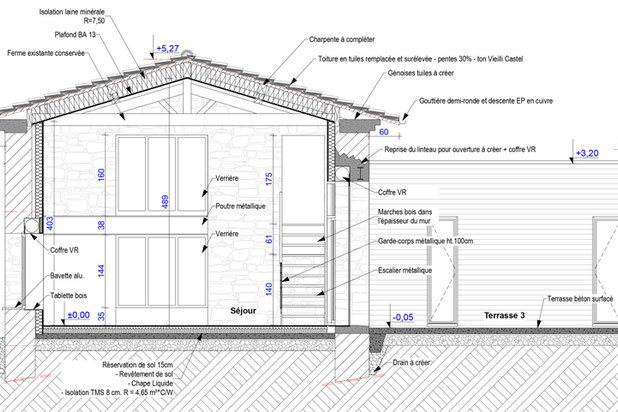 Coupe en phase DCE-renovation-maison-Mauléon