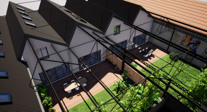 Photo d'un projet de Réhabilitation Atelier ou loft à Cholet