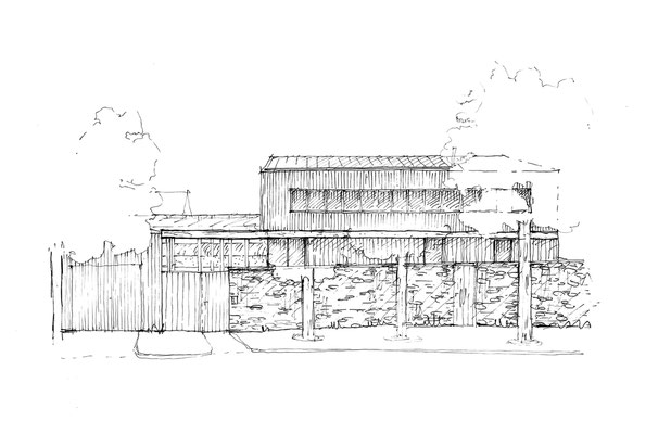 Croquis de la rue-construction-maison-Caen