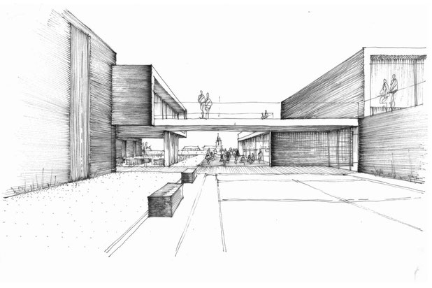 Croquis extensions-renovation-equipement-Granville