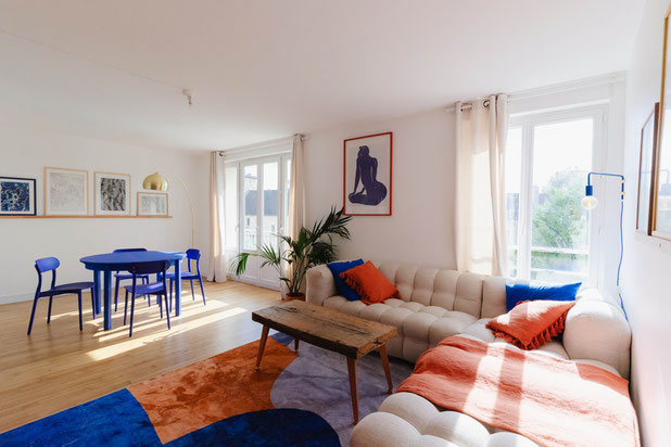 Salon-renovation-appartement-Caen