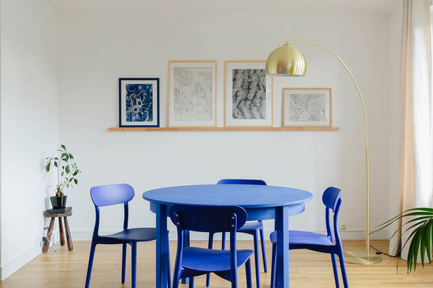 Séjour après travaux-renovation-appartement-Caen