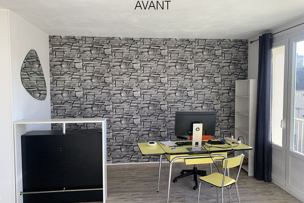Séjour avant travaux-renovation-appartement-Caen