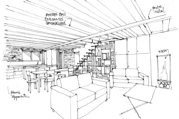 Croquis intérieur-renovation-maison-Chantepie