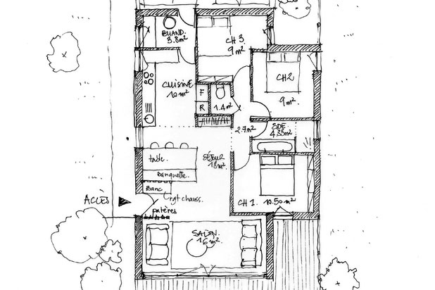 Croquis plan-construction-maison-Tourneville-sur-Mer