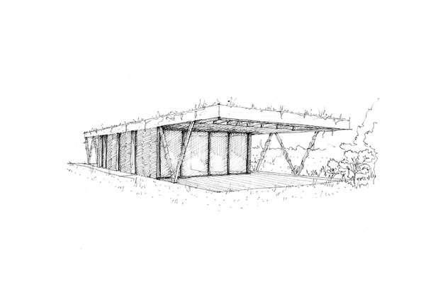 Croquis vue générale-construction-maison-Tourneville-sur-Mer