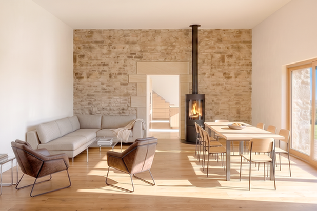 Vue séjour-renovation-maison-Noues de Sienne