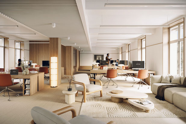 Espaces de bureaux-rehabilitation-immeuble-Paris