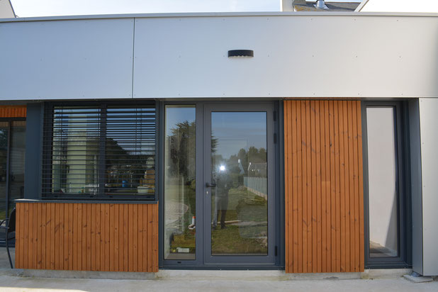 Partie de la façade-construction-maison-La Turballe