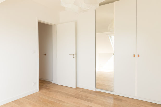 La chambre-renovation-appartement-Fontainebleau
