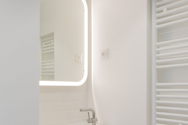 La salle d'eau-renovation-appartement-Fontainebleau