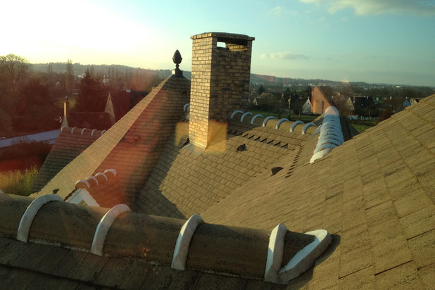 toiture en tuiles plates-construction-maison-Coulaines