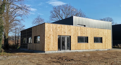 Photo d'un projet de Construction Bureaux à Plougoumelen