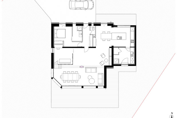 Plan de RDC-renovation-maison-Locoal-Mendon