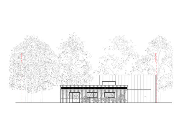 Façade sud-construction-bureaux-Plougoumelen