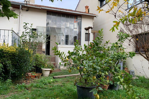 Vue arrière de la maison avant travaux-agrandissement_extension-maison-Bègles
