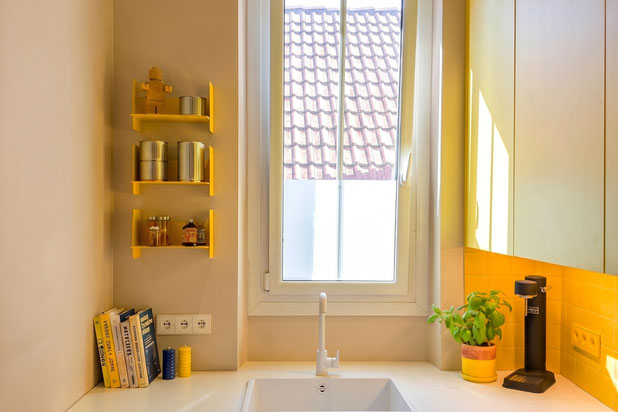 Vue de la cuisine-renovation-appartement-Boulogne-Billancourt