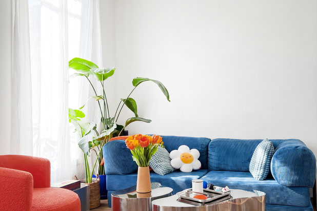 Vue du salon-renovation-appartement-Boulogne-Billancourt