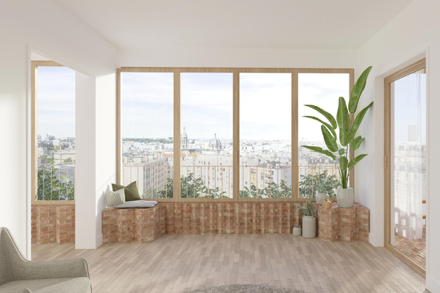 Vue intérieure des logements-renovation-logement-Paris