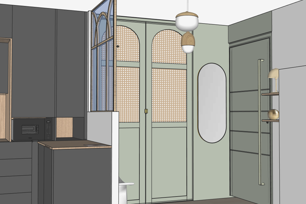 entrée-amenagement-appartement-Vincennes