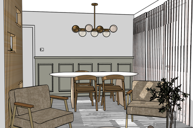 Salle à manger-amenagement-appartement-Alfortville