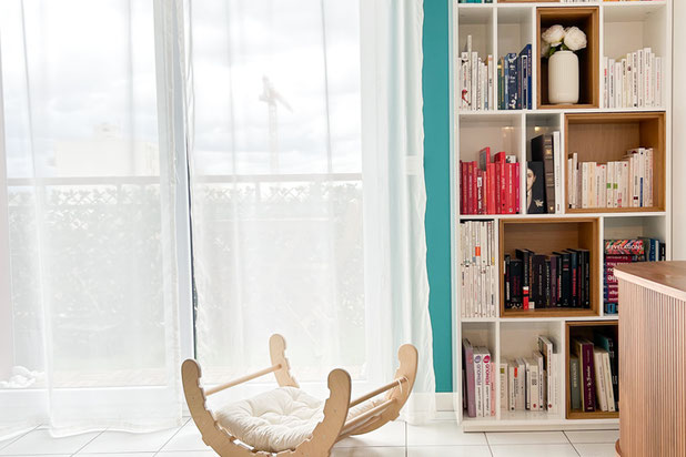 Bibliothèque-amenagement-appartement-Rueil-Malmaison