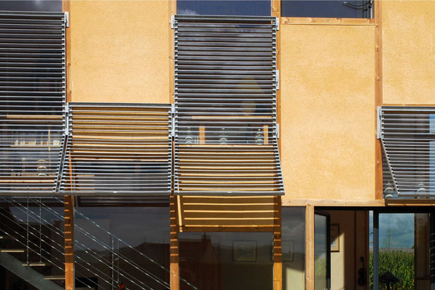 Façade et Brises soleil-construction-maison-Cléguérec
