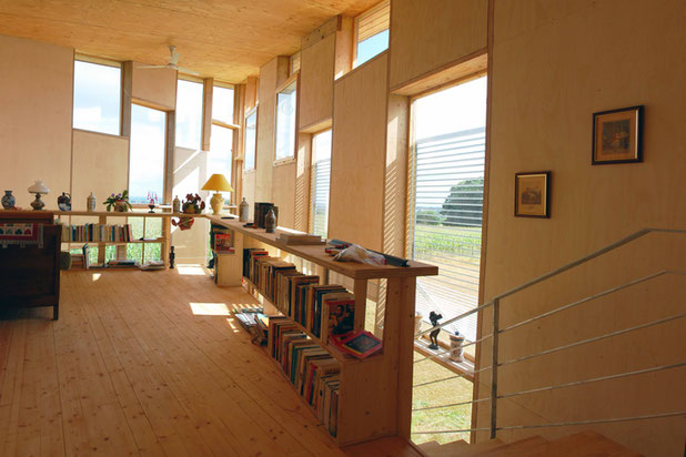 Mezzanine-construction-maison-Cléguérec