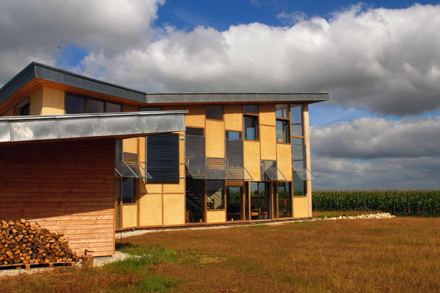 Volumétrie biodynamique-construction-maison-Cléguérec