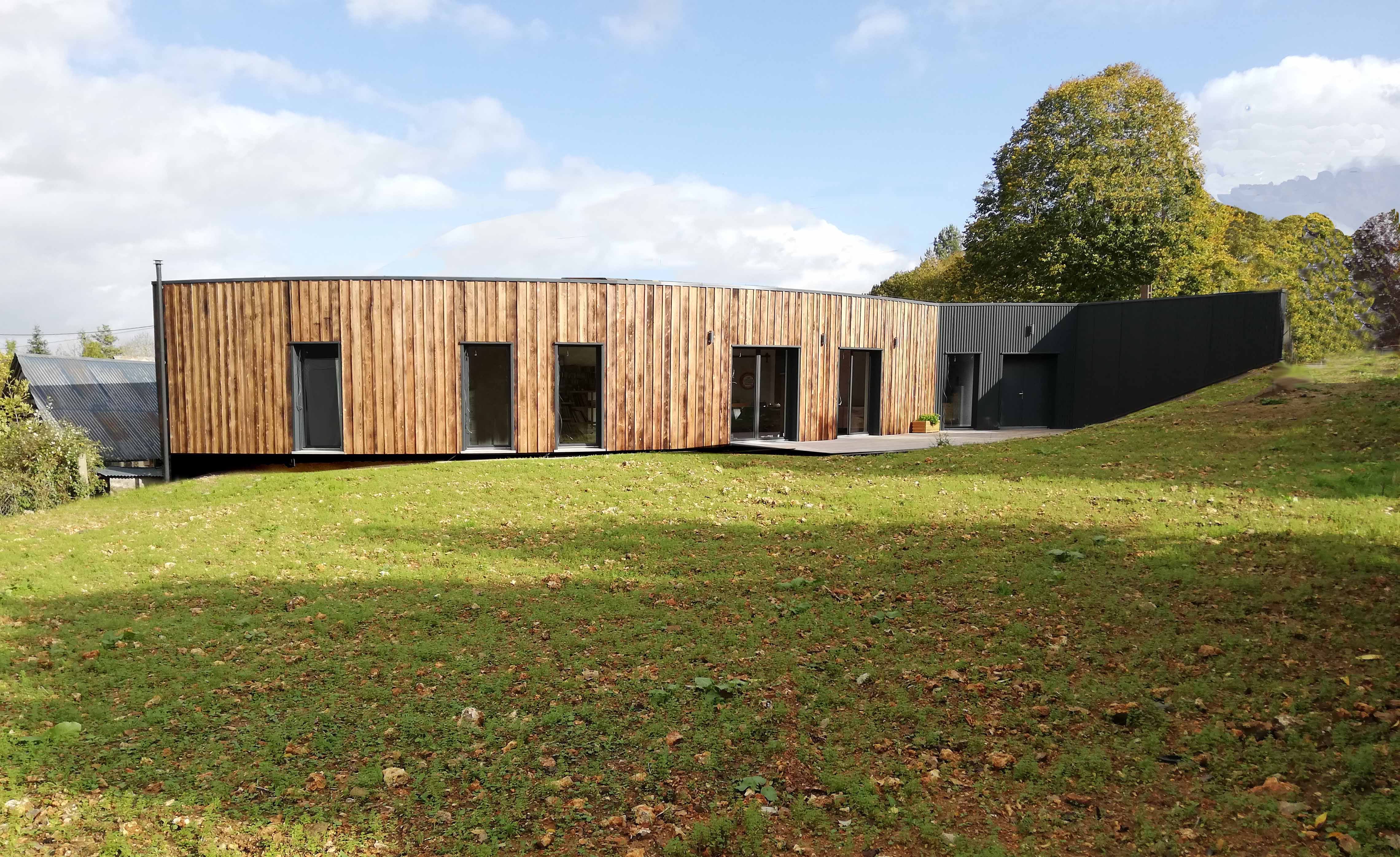 maison bois paille – construction de maison neuve Finistère