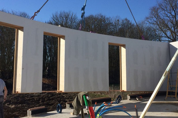 Mur préfabriqué-construction-maison-Morlaix