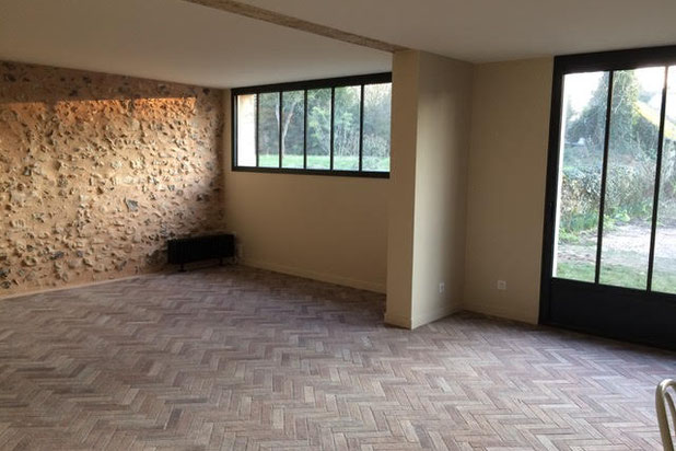 Salon façon Atelier-renovation-maison-Bailleau-Armenonville