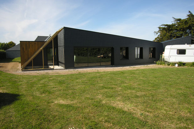 Façade Sud-construction-maison-Saint-Cast-le-Guildo