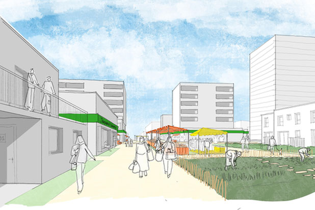 Marché et jardin partagé-amenagement-autre-Caen